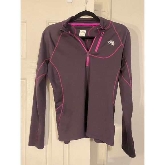 The North Face Half Zip Purple and Pink Jogging Jacket Size Medium - Picture 1 of 6